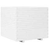 VidaXL Planning box 80x80x72 cm Solid pine white