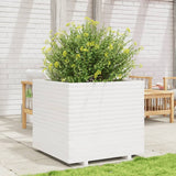 VidaXL Planning box 80x80x72 cm Solid pine white