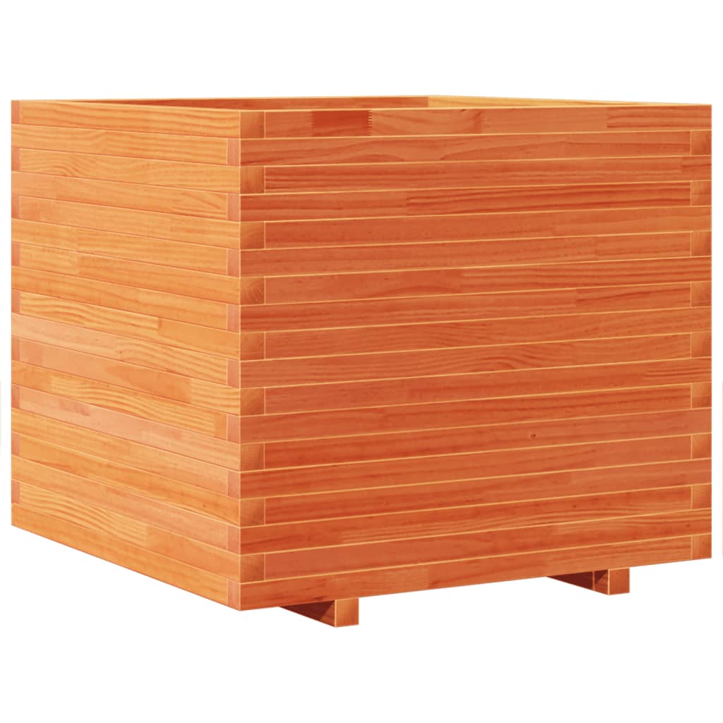 Casella di pianificazione Vidaxl 80x80x72 cm Pinna solida marrone