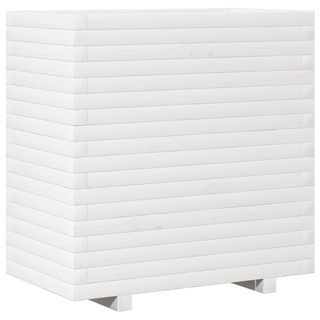 Vidaxl Planning box 70x40x72 cm Solid pine white
