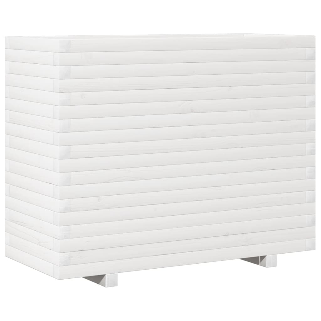 VidaXL Planning box 90x40x72 cm Solid pine white
