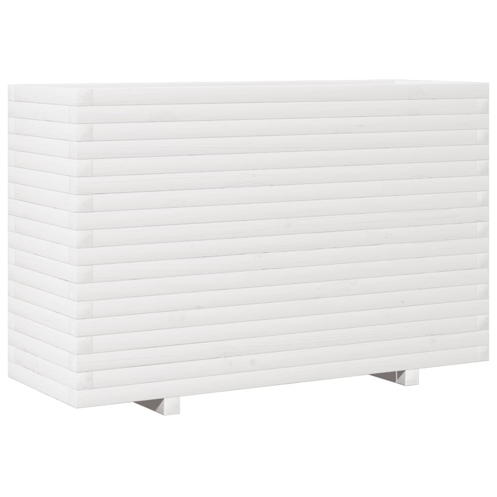 VidaXL Planning box 110x40x72 cm Solid pine white