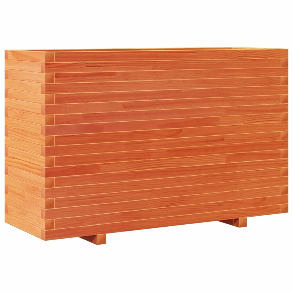 VidaXL Planning box 110x40x72 cm Solid pine wash brown