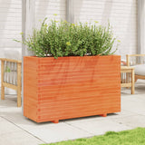 VidaXL Planning box 110x40x72 cm Solid pine wash brown