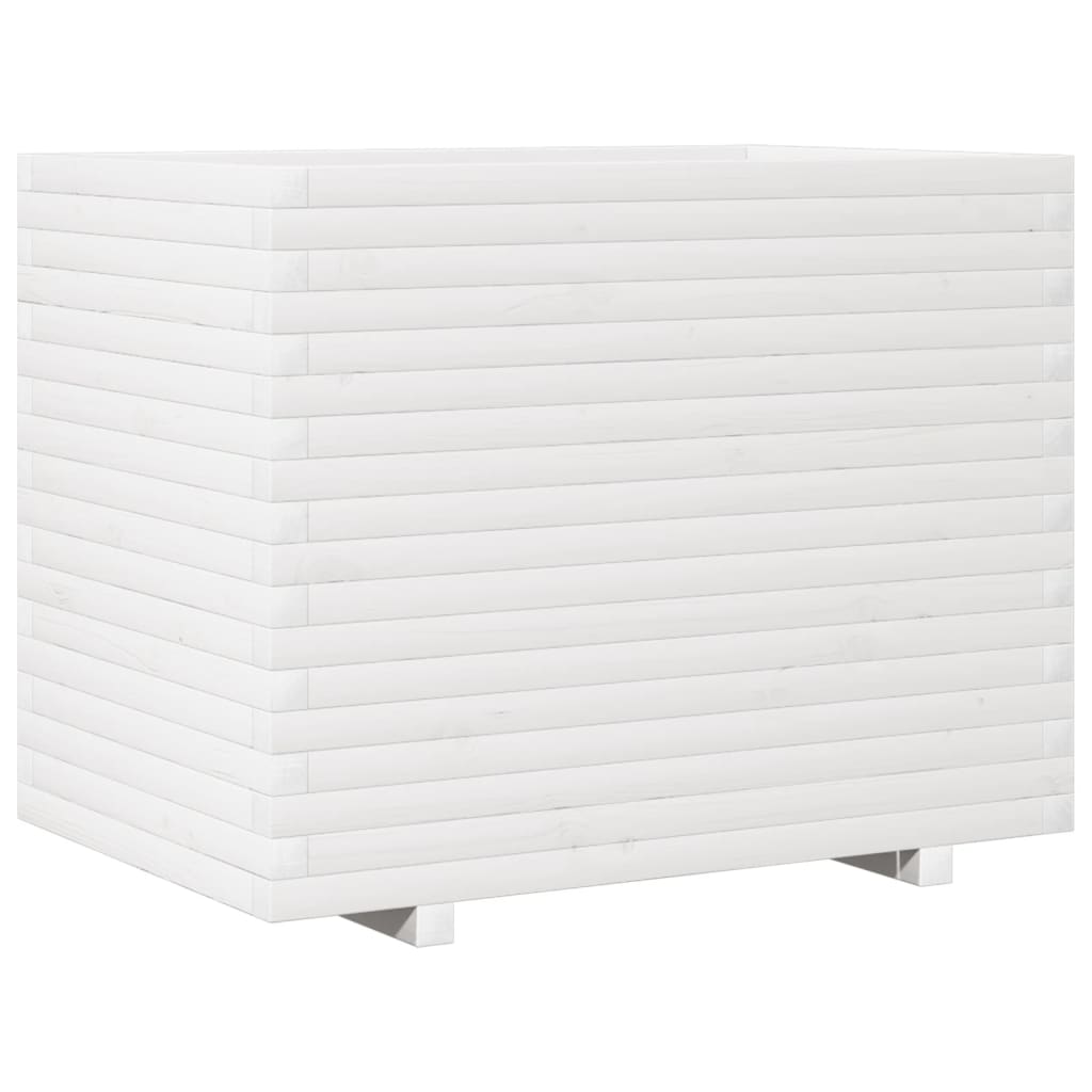 VidaXL Planning box 90x60x72 cm Solid pine white