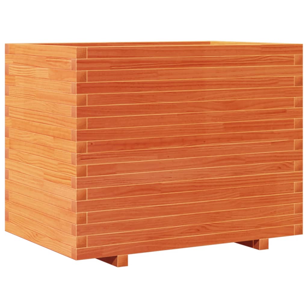 VidaXL Plannbak 90x60x72 cm Solid pine wash brown