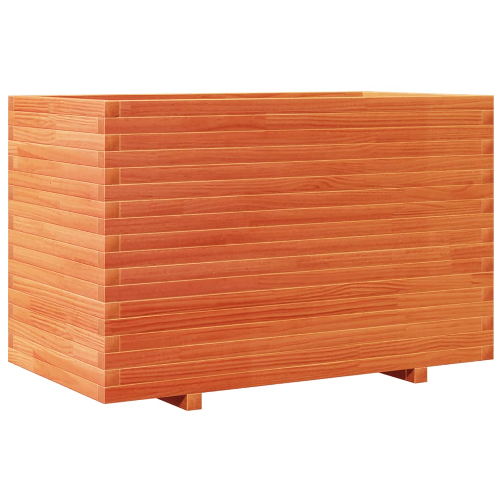 Vidaxl Planning box 110x60x72 cm Solid pine wash brown