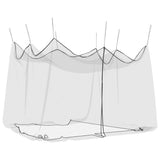 Vidaxl Mosquito Net pro vnitřní i vně 156 Mesh 300x300x250 cm černá