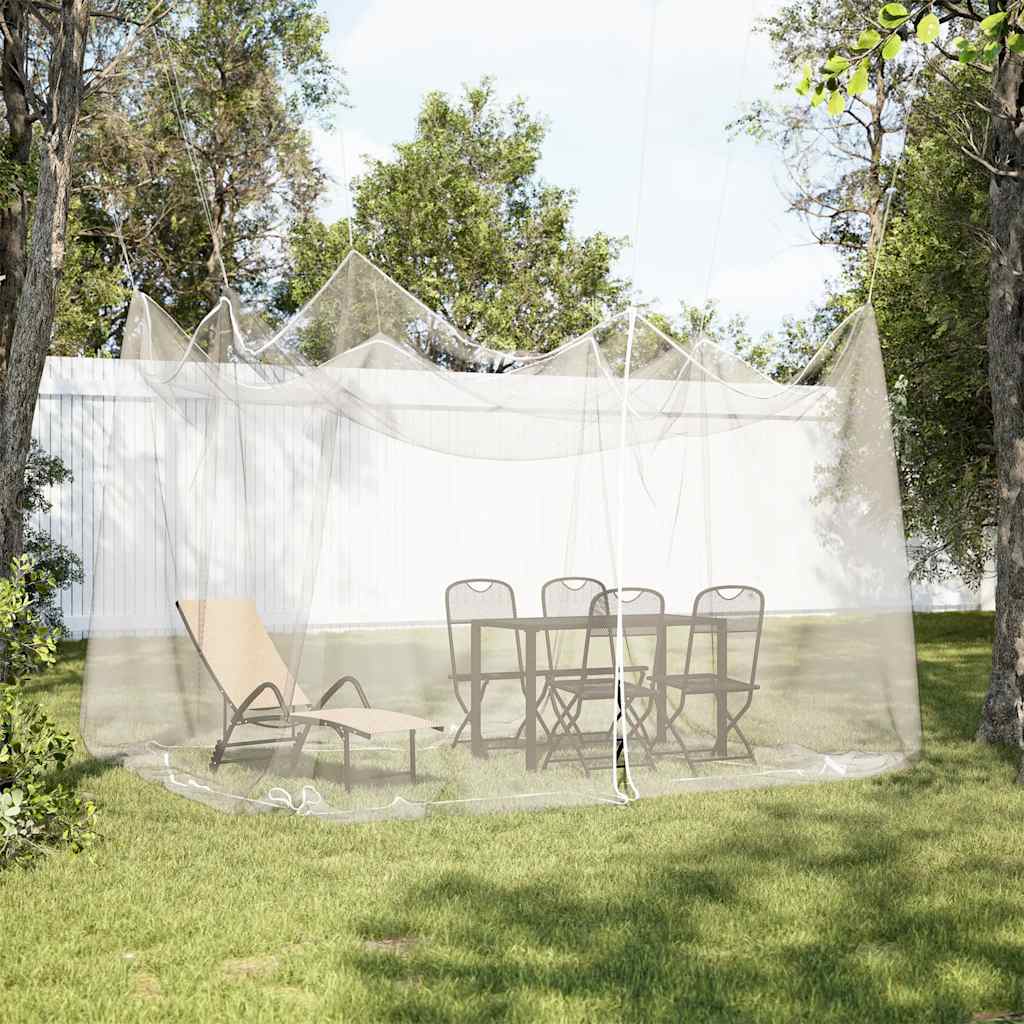 Vidaxl Mosquito Net pro vnitřní i vně 156 Mesh 300x300x250 cm bílá