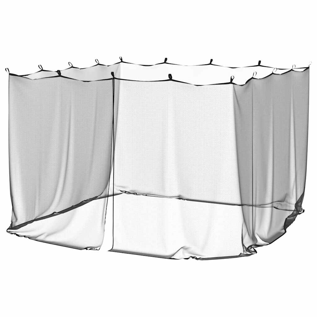 Komar vidaxl za znotraj in zunaj 156 MESH 300x300x200 cm črna