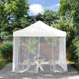 Vidaxl mosquito net for inside and outside 156 mesh 300x300x200 cm white
