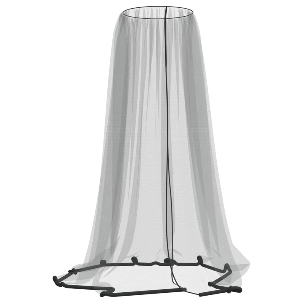 Vidaxl Mosquito Net pro deštník 220 Mesh φ300x230 cm černá