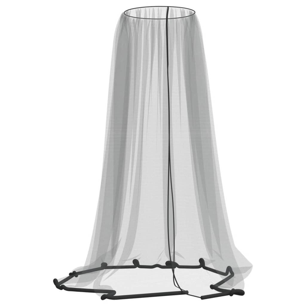 Vidaxl Mosquito Net pro deštník 220 Mesh φ330x250 cm černá