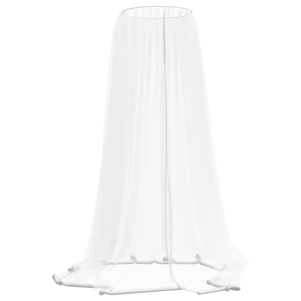 Vidaxl Mosquito síť pro deštník 220 Mesh φ330x250 cm bílá
