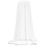 Vidaxl Mosquito síť pro deštník 220 Mesh φ330x250 cm bílá