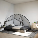 Síť Vidaxl Mosquito s dveřmi Mongolia 220 Mesh 200x150x140 cm černá