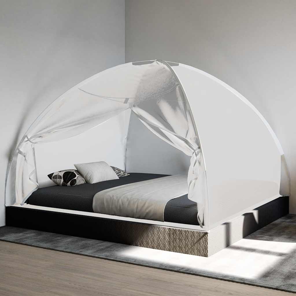 Vidaxl Mosquito Net s dveřmi Mongolia 220 Mesh 200x180x135 cm bílá