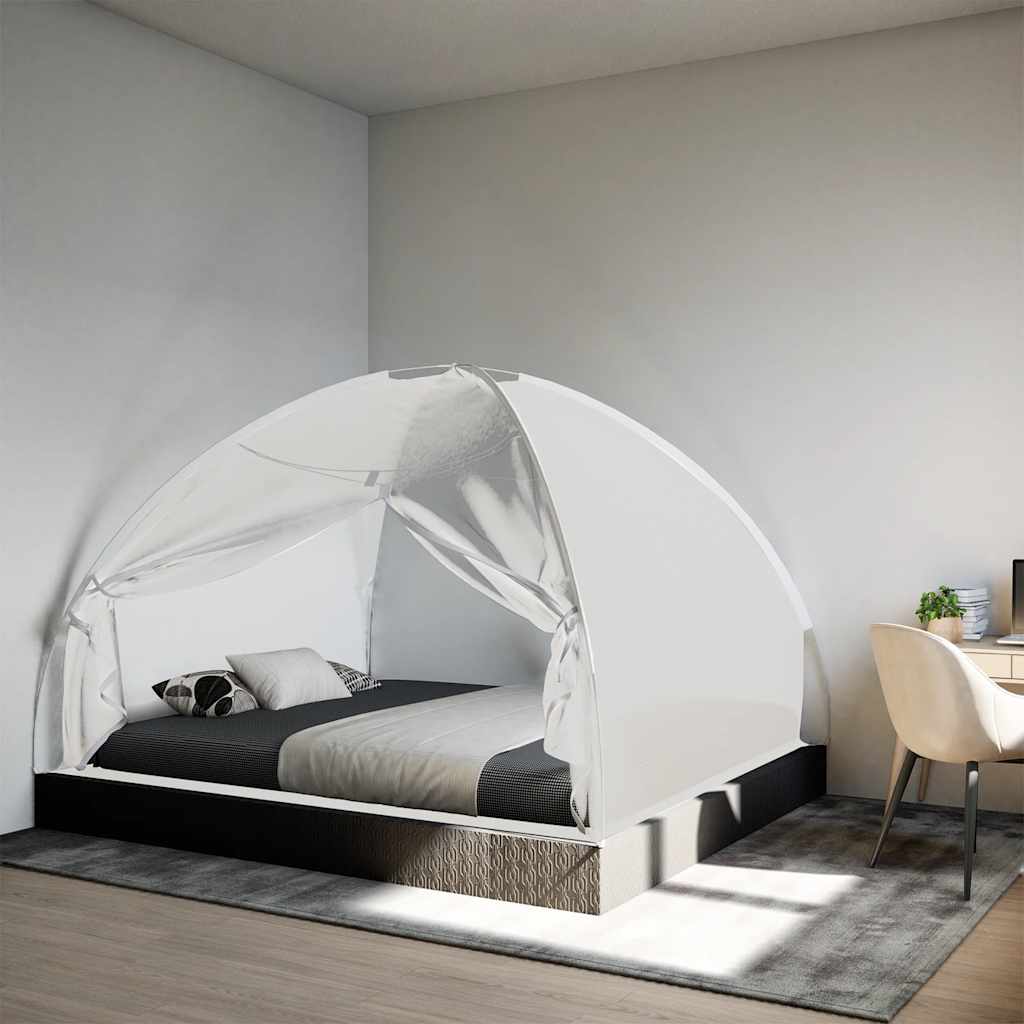 Vidaxl Mosquito Net s dveřmi Mongolia 220 Mesh 200x180x135 cm bílá