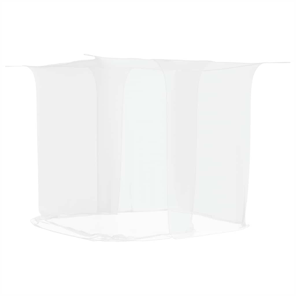 Vidaxl hanging mosquito net 156 mesh 220x150x180 cm white