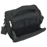 Vidaxl Cameratas with waterproof cover Oxford fabric black