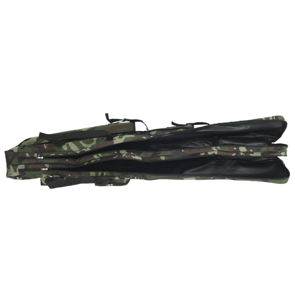 Vidaxl Hengeltas 150 cm Camouflage Oxford Stof grøn
