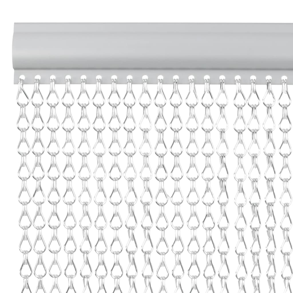 Vidaxl Fly Curtain Chains 56x202 cm aluminium