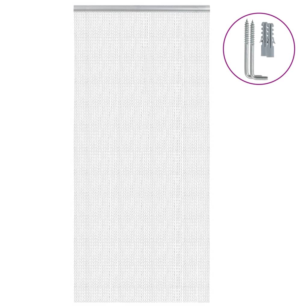 Vidaxl Fly curtain chains 100x200 cm aluminum