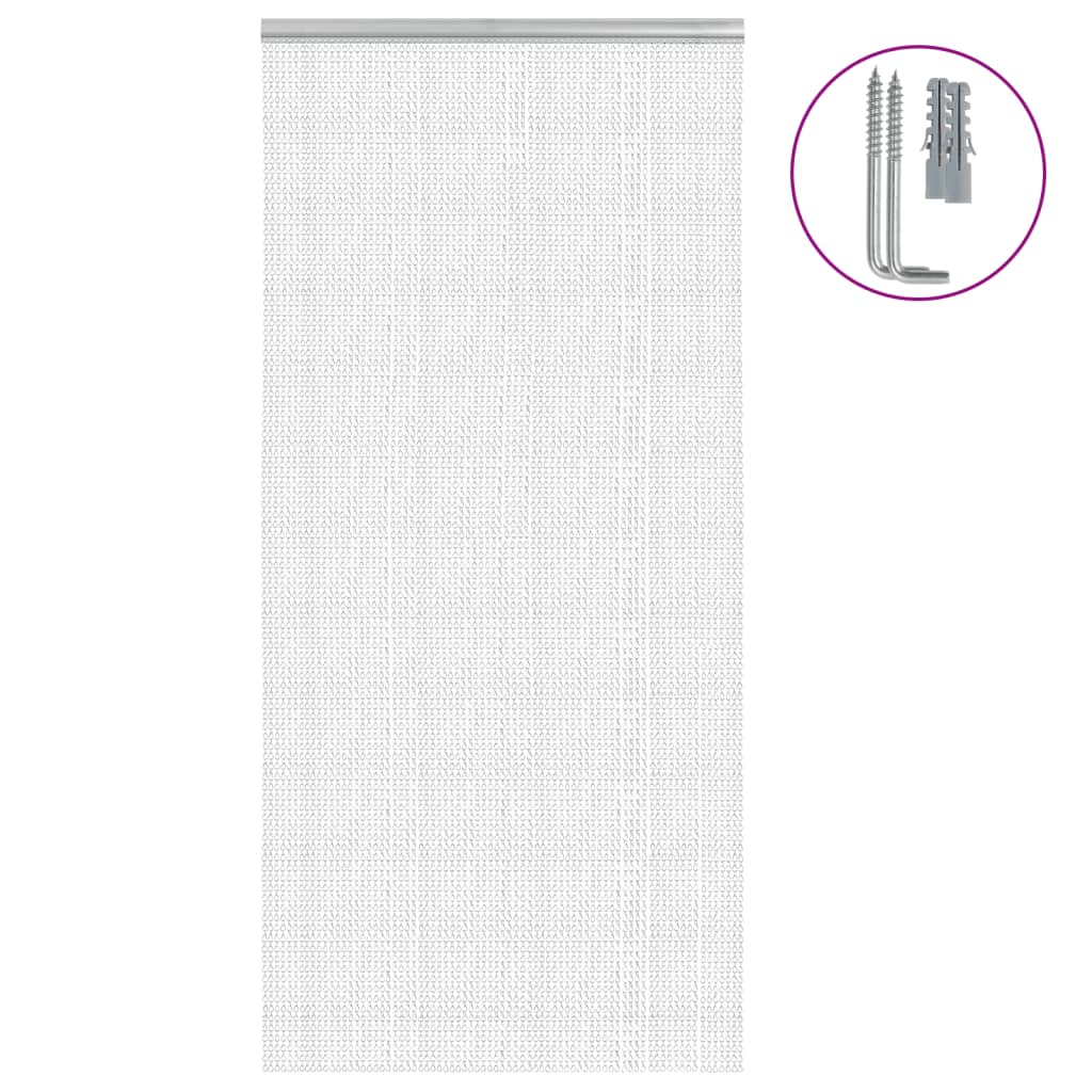 Vidaxl Fly curtain chains 100x212 cm aluminum