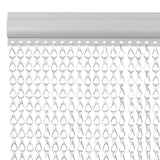 Vidaxl Fly curtain chains 100x212 cm aluminum
