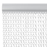 Vidaxx fly curtain chains 100x226 cm aluminum