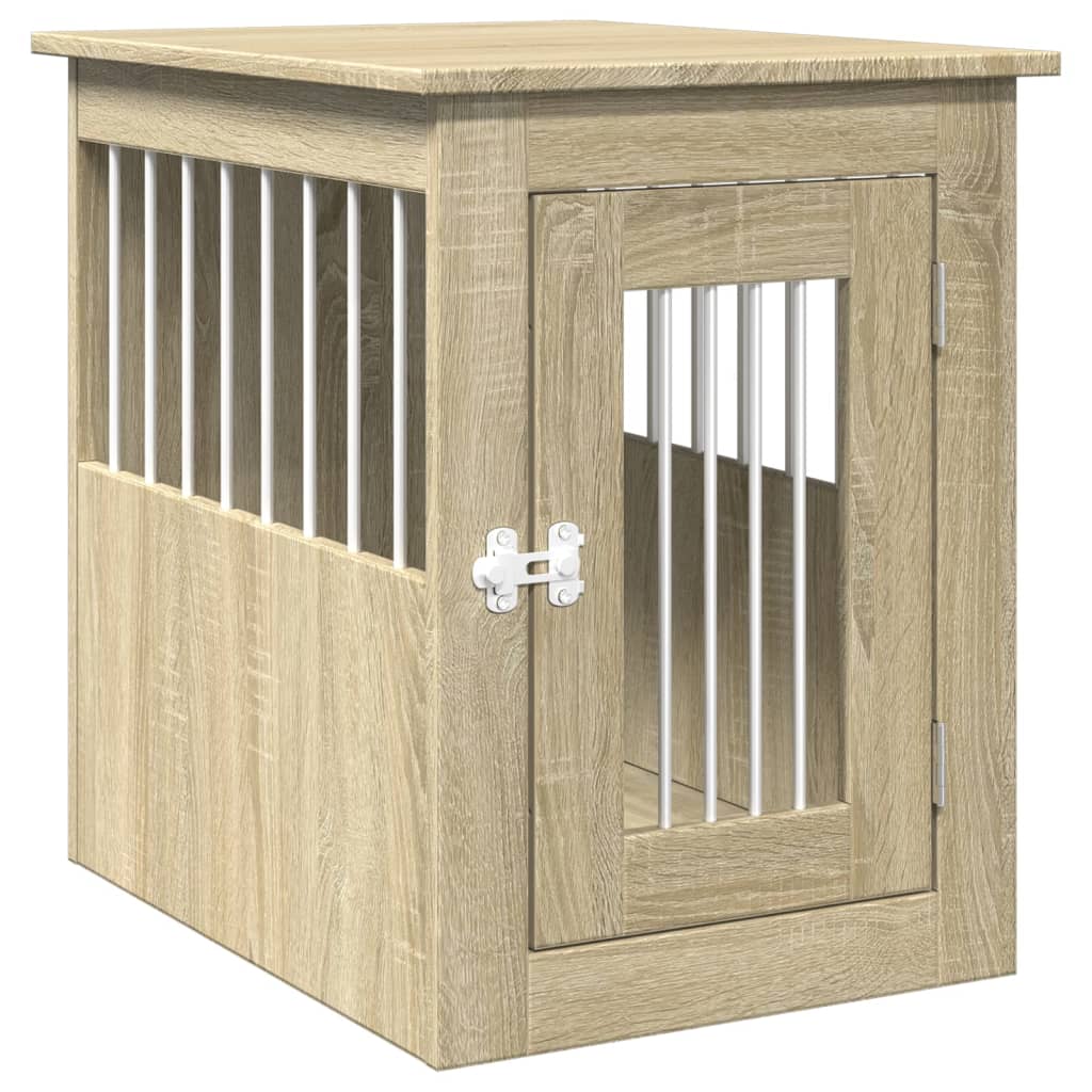 Vidaxl Hondenbench 45x62x59 cm processed wood Sonoma oak -colored