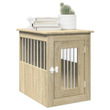 Vidaxl Hondenbench 45x62x59 cm processed wood Sonoma oak -colored