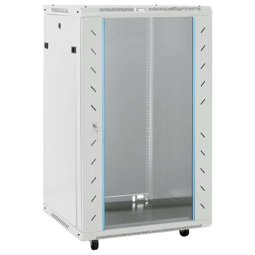Vidaxl Network cabinet with rotary wheels 18h 19 IP20 60x60x100 cm