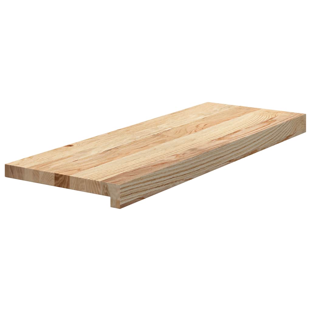 Vidaxx Trapptrappen 8 Stéck 70x30x2 cm onbehandelt Massiv Eichenholz