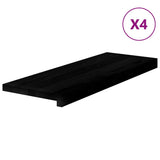 Vidaxx porrasaskelmat 4 kpl 70x25x2 cm massiivitammea tummanruskea