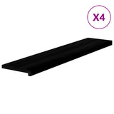 Vidaxx Trapptrappen 4 Stk 120x30x2 cm Massiv Eichen donkelbraun