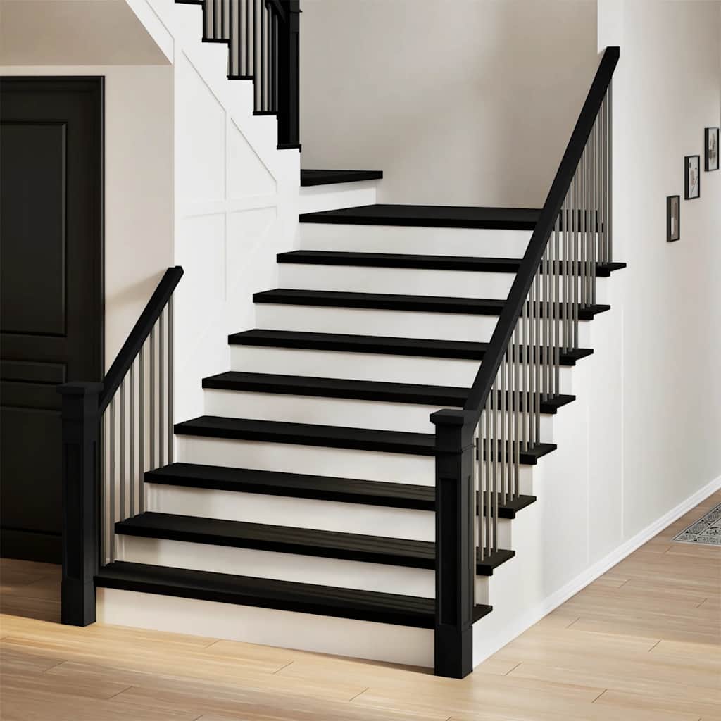 Vidaxx Trapptrappen 4 Stk 120x30x2 cm Massiv Eichen donkelbraun