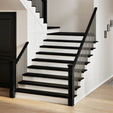 Vidaxx Trapptrappen 4 Stk 120x30x2 cm Massiv Eichen donkelbraun