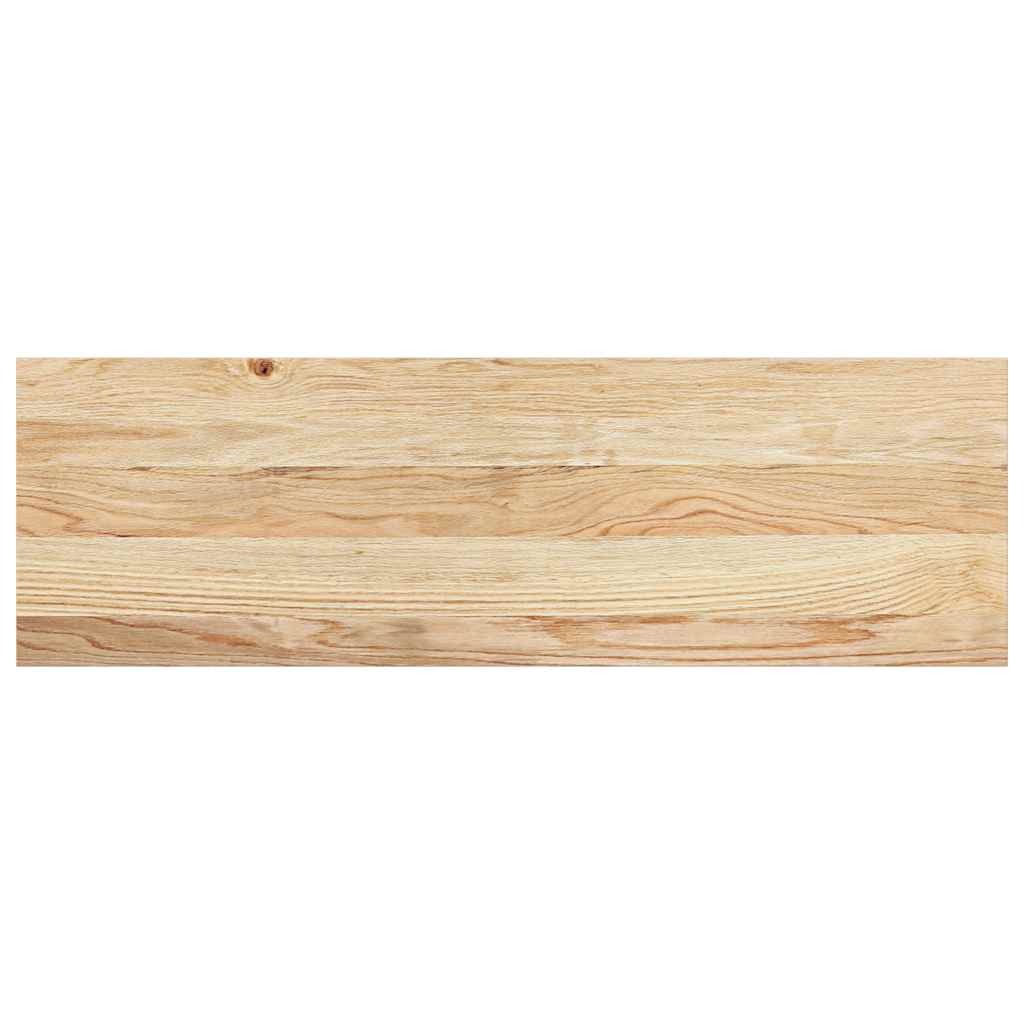 VIDAXL Kroky 2 ST 80X25X2 CM Neošetřený pevný dub