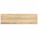 Vidaxl Schrëtt 2 st 90x25x2 cm onbehandelt zolidd Oak