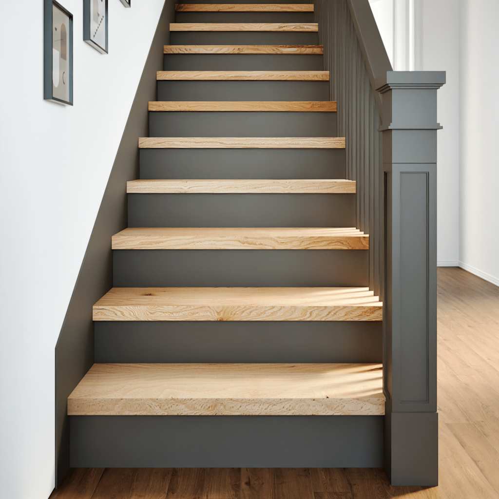 VIDAXL PASSAGGI 2 ST 70X30X2 CM OAK SOLID non trattato