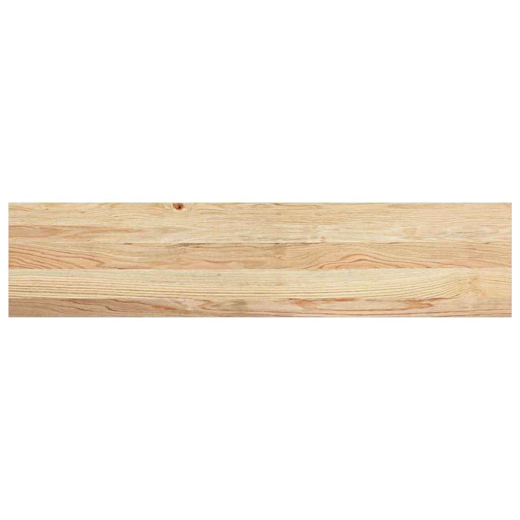 VIDAXL Kroky 2 ST 110X30X2 CM Neošetřený pevný dub