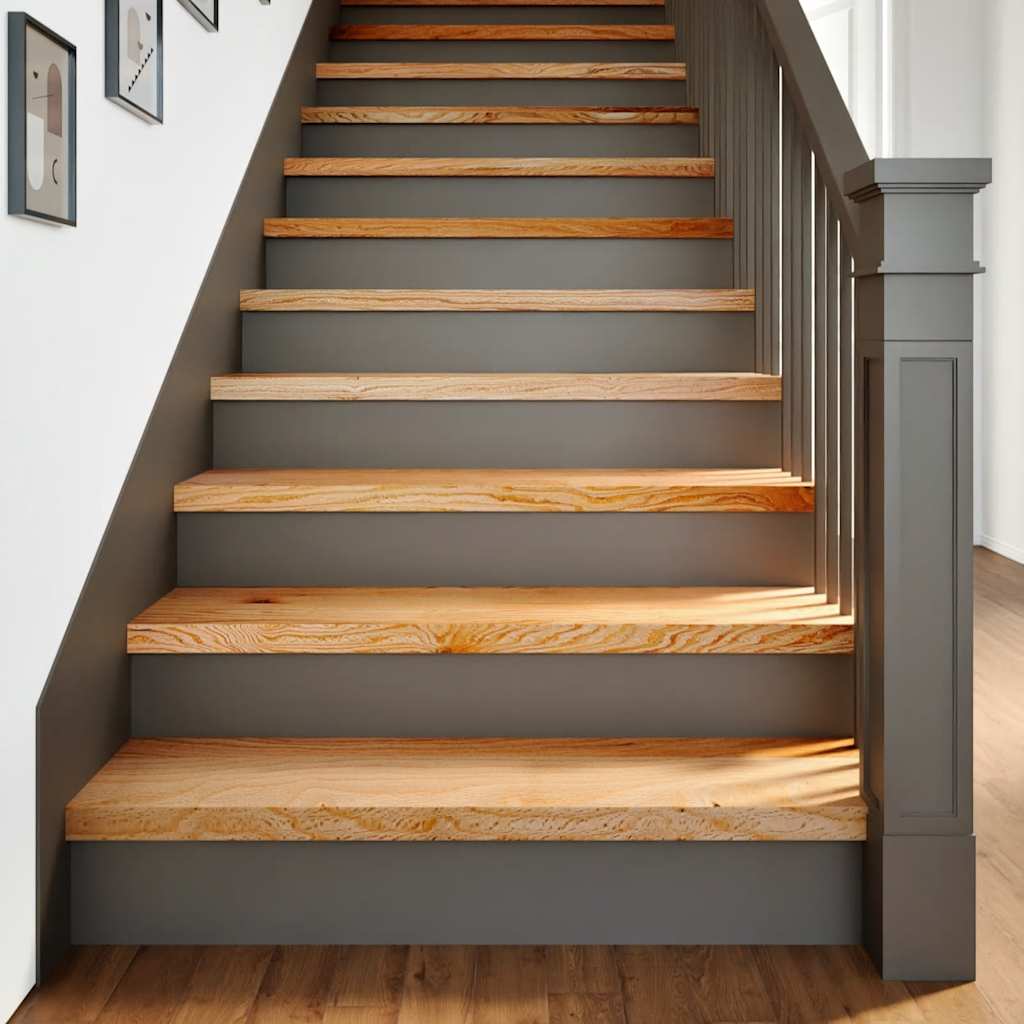 Vidaxl koraki 2 St 90x25x2 cm trden hrast svetlo rjava