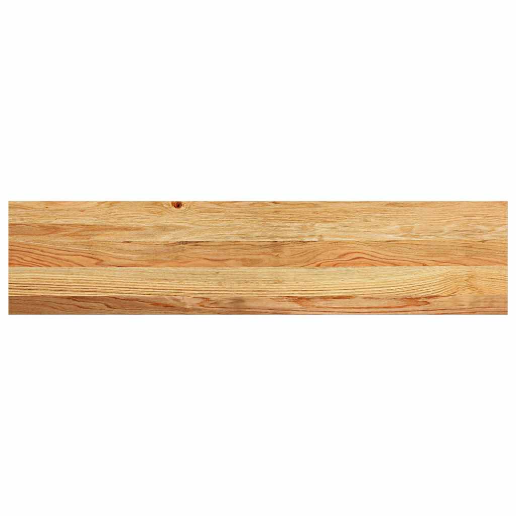 Vidaxl kroky 2 st 110x25x2 cm pevný dub světle hnědá