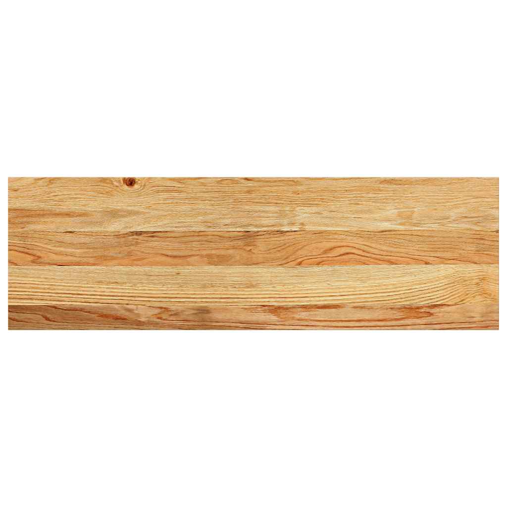 VIDAXL Kroky 2 ST 80X30X2 CM Pevné dubové světle hnědé