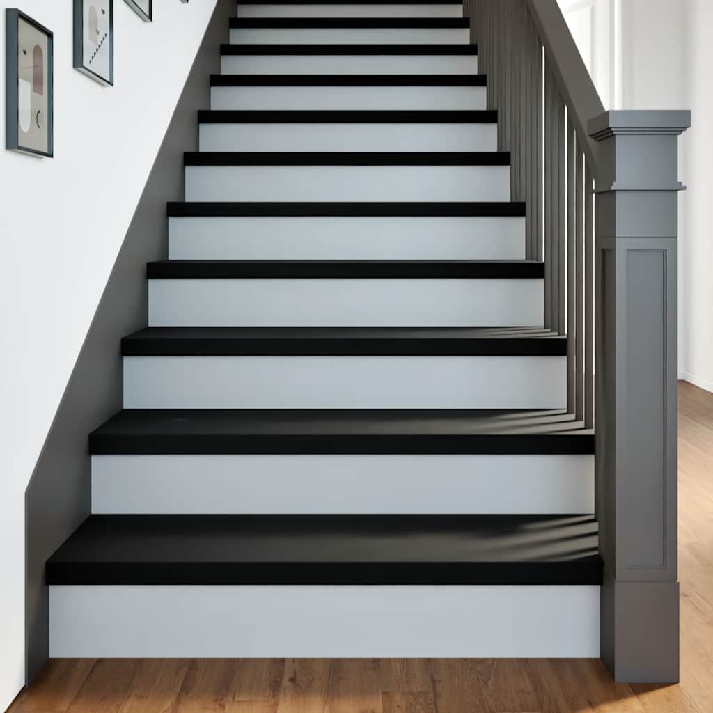 Vidaxl kroky 2 st 100x25x2 cm pevný dub tmavě hnědá