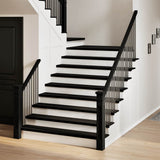 VidaXL steps 2 st 120x25x2 cm Solid oak dark brown