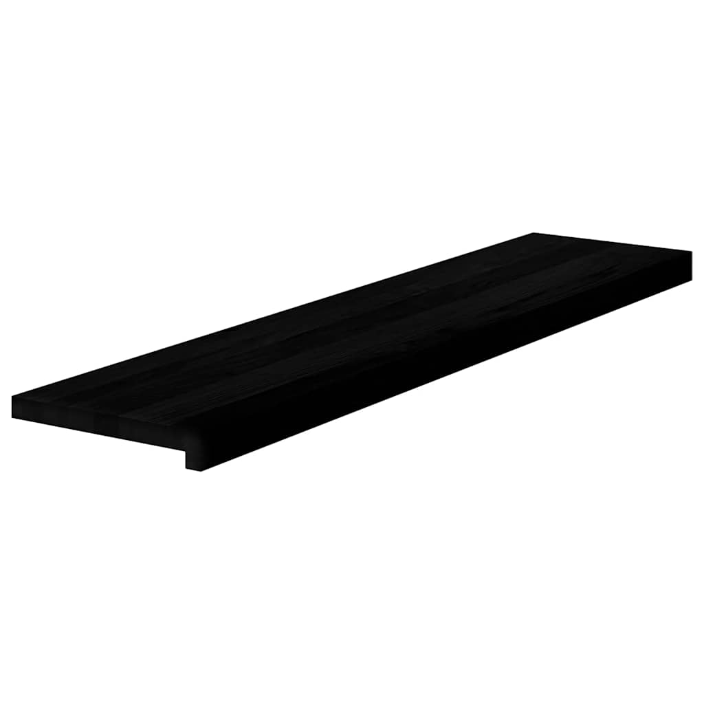 Vidaxl kroky 2 st 110x30x2 cm pevný dub tmavě hnědá