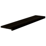 Vidaxx Treppenstufen 2 Stk. 120x30x2 cm massive Eiche dunkelbraun