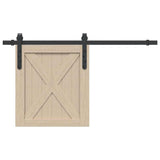 Vidaxl Suspension Set fir d'Schieberdier 91 cm Kuelestoff Stol
